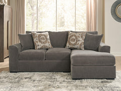 Best Deals Furniture - Ashley Furniture - Larson Levee 2-Piece Sectional Sofa Chaise - RAF 2-Piece Sectional Sofa Chaise / Espresso - PC86205S3