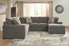 Best Deals Furniture - Ashley Furniture - Larson Levee 3-Piece Sectional - RAF 3-Piece Sectional / Espresso - PC86205S1