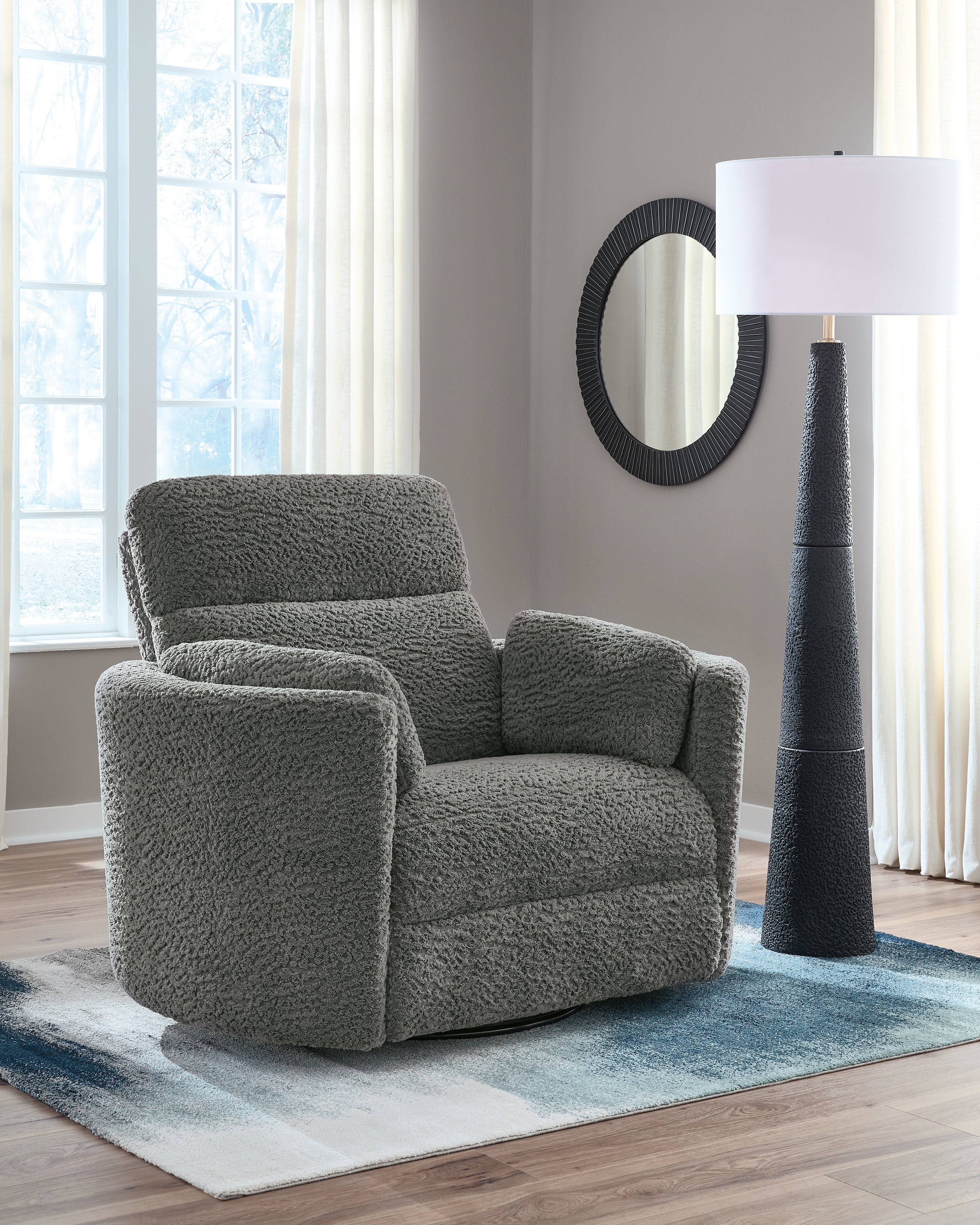 Best Deals Furniture - Ashley Furniture - Gosaldo Swivel Power Glider Recliner - Swivel Glider Power Recliner - PC8630495
