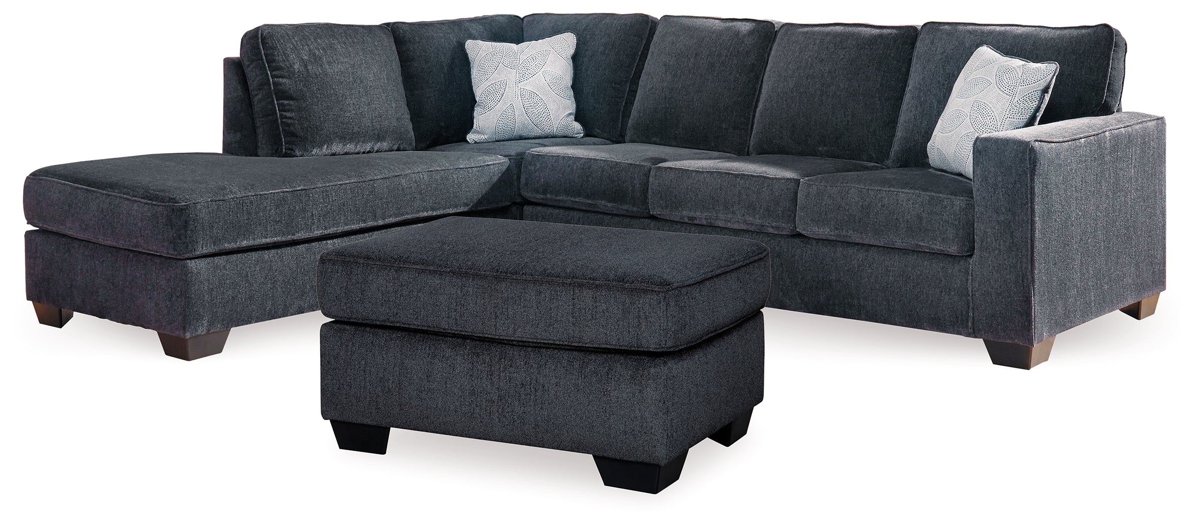 Best Deals Furniture - Ashley Furniture - Altari 2-Piece Sectional with Chaise and Ottoman - 2-Piece Sectional with Chaise and Ottoman - 87213U11