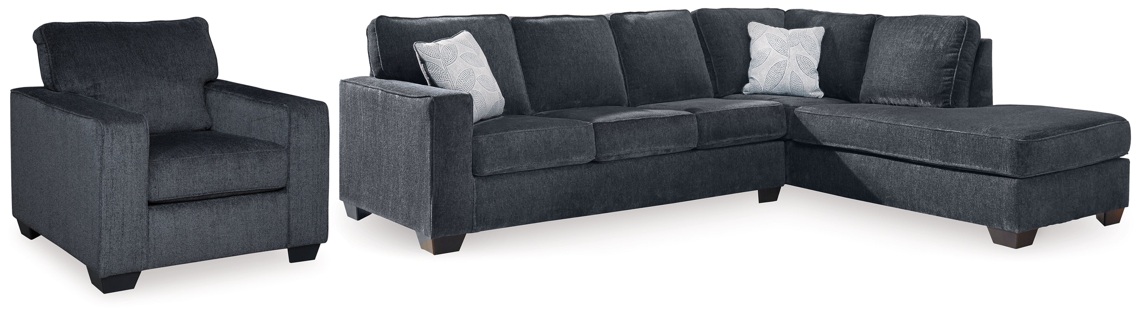 Best Deals Furniture - Ashley Furniture - Altari 2-Piece Sectional and Chair - 2-Piece Sectional and Chair - 87213U16