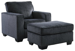 Best Deals Furniture - Ashley Furniture - Altari Chair and Ottoman - Chair and Ottoman - 87213U2