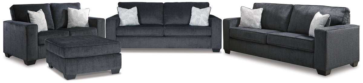 Best Deals Furniture - Ashley Furniture - Altari Sofa Sleeper, Sofa, Loveseat, and Ottoman - Sofa Sleeper, Sofa, Loveseat, and Ottoman - 87213U5