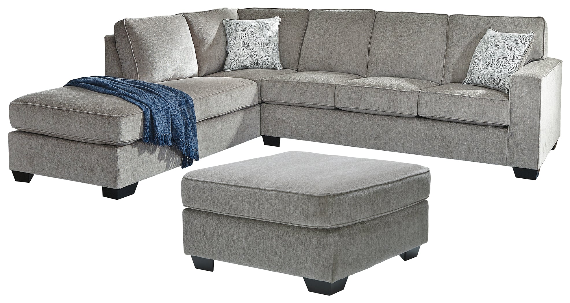 Best Deals Furniture - Ashley Furniture - Altari 2-Piece Sectional with Ottoman - 2-Piece Sectional with Ottoman - 87214U2