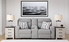 Biscoe Power Reclining Loveseat with Console