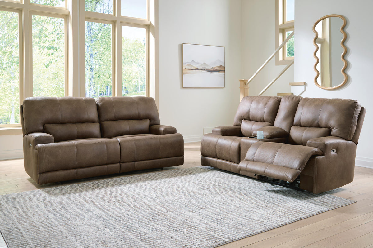 Best Deals Furniture - Ashley Furniture - Beckley Place Power Reclining Sofa and Loveseat - Power Reclining Sofa and Loveseat - PC91802U1