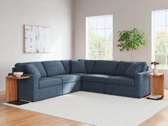 Best Deals Furniture - Ashley Furniture - Modmax 5-Piece Sectional - RAF 5-Piece Sectional / Granite - 92104S6