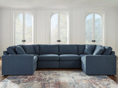 Best Deals Furniture - Ashley Furniture - Modmax 6-Piece Sectional - RAF 6-Piece Sectional / Ink - 92101S8