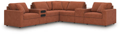 Best Deals Furniture - Ashley Furniture - Modmax 7-Piece Balanced Sectional with Audio and Storage Consoles - RAF 7-Piece Balanced Sectional with Audio and Storage Consoles / Ink - 92121S69