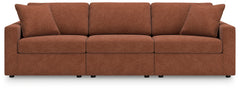 Modmax 3-Piece Sectional Sofa, 2-Piece Sectional Loveseat and Swivel Glider Recliner
