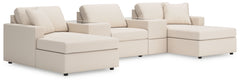 Best Deals Furniture - Ashley Furniture - Modmax 5-Piece Pit Sectional - RAF 5-Piece Pit Sectional / Oyster - 92103S44