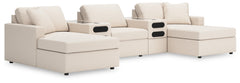 Modmax 5-Piece Double Storage Chaise Sectional with Audio Consoles