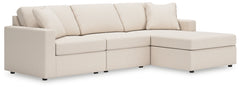 Best Deals Furniture - Ashley Furniture - Modmax 3-Piece Sectional with Chaise - RAF 3-Piece Sectional with Chaise - 92103S18