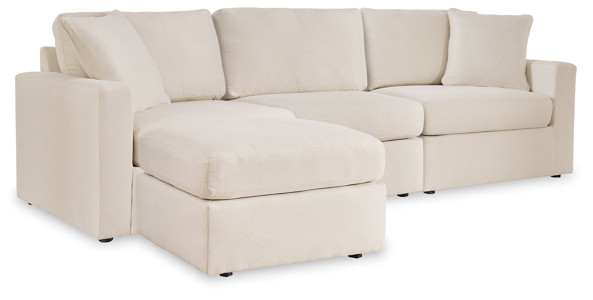 Best Deals Furniture - Ashley Furniture - Modmax 3-Piece Sectional and Ottoman - 3-Piece Sectional and Ottoman / Oyster - 92103U4
