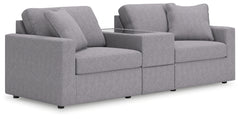 Best Deals Furniture - Ashley Furniture - Modmax 3-Piece Sectional - RAF 3-Piece Sectional / Granite - 92104S3