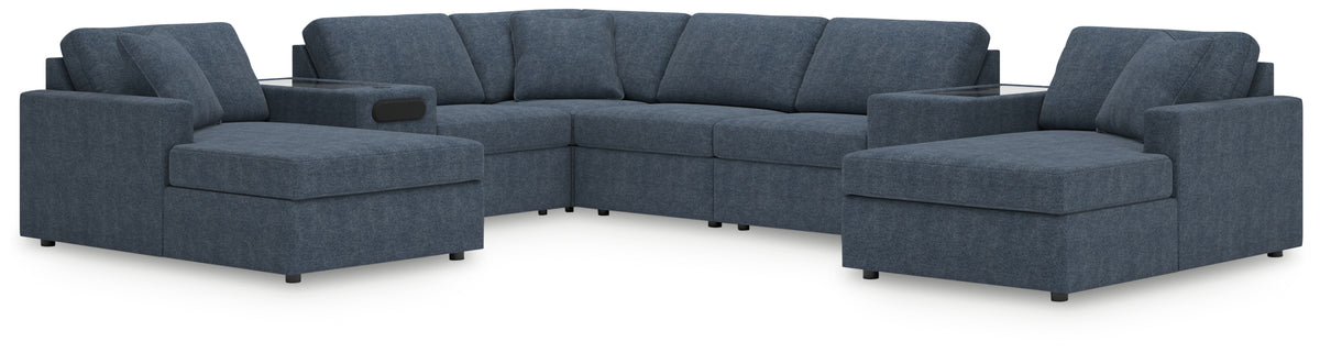 Best Deals Furniture - Ashley Furniture - Modmax 8-Piece Sectional with Chaise - RAF 8-Piece Sectional with Chaise / Oyster - 92103S31