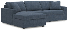 Best Deals Furniture - Ashley Furniture - Modmax 3-Piece Sectional with Chaise - RAF 3-Piece Sectional with Chaise / Granite - 92104S18