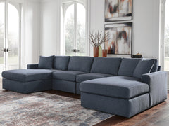 Best Deals Furniture - Ashley Furniture - Modmax 4-Piece Double Storage Chaise Sectional - RAF 4-Piece Double Storage Chaise Sectional - 92121S80