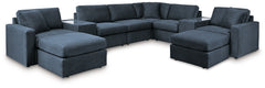 Best Deals Furniture - Ashley Furniture - Modmax 6-Piece Sectional and 2 Ottomans - 6-Piece Sectional and 2 Ottomans / Ink - 92121U5