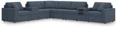 Best Deals Furniture - Ashley Furniture - Modmax 8-Piece Sectional - RAF 8-Piece Sectional / Spice - 92102S16
