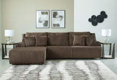 Best Deals Furniture - Ashley Furniture - Top Tier 3-Piece Sectional Sofa Chaise - 3-Piece Sectional Sofa Chaise - 92705S7
