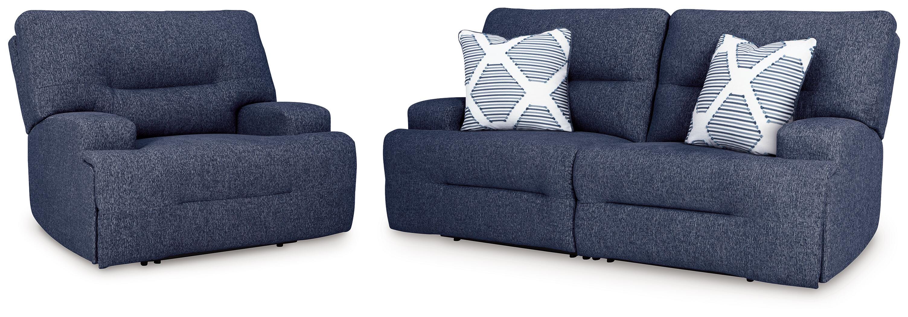 Best Deals Furniture - Ashley Furniture - Acklen Place 2-Piece Sectional and Oversized Recliner - 2-Piece Sectional and Oversized Recliner - 93607U1