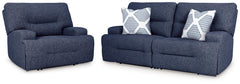 Acklen Place 2-Piece Sectional and Oversized Recliner