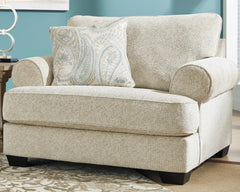 Best Deals Furniture - Ashley Furniture - Monaghan Oversized Chair - Chair and a Half / Sandstone - 9620523