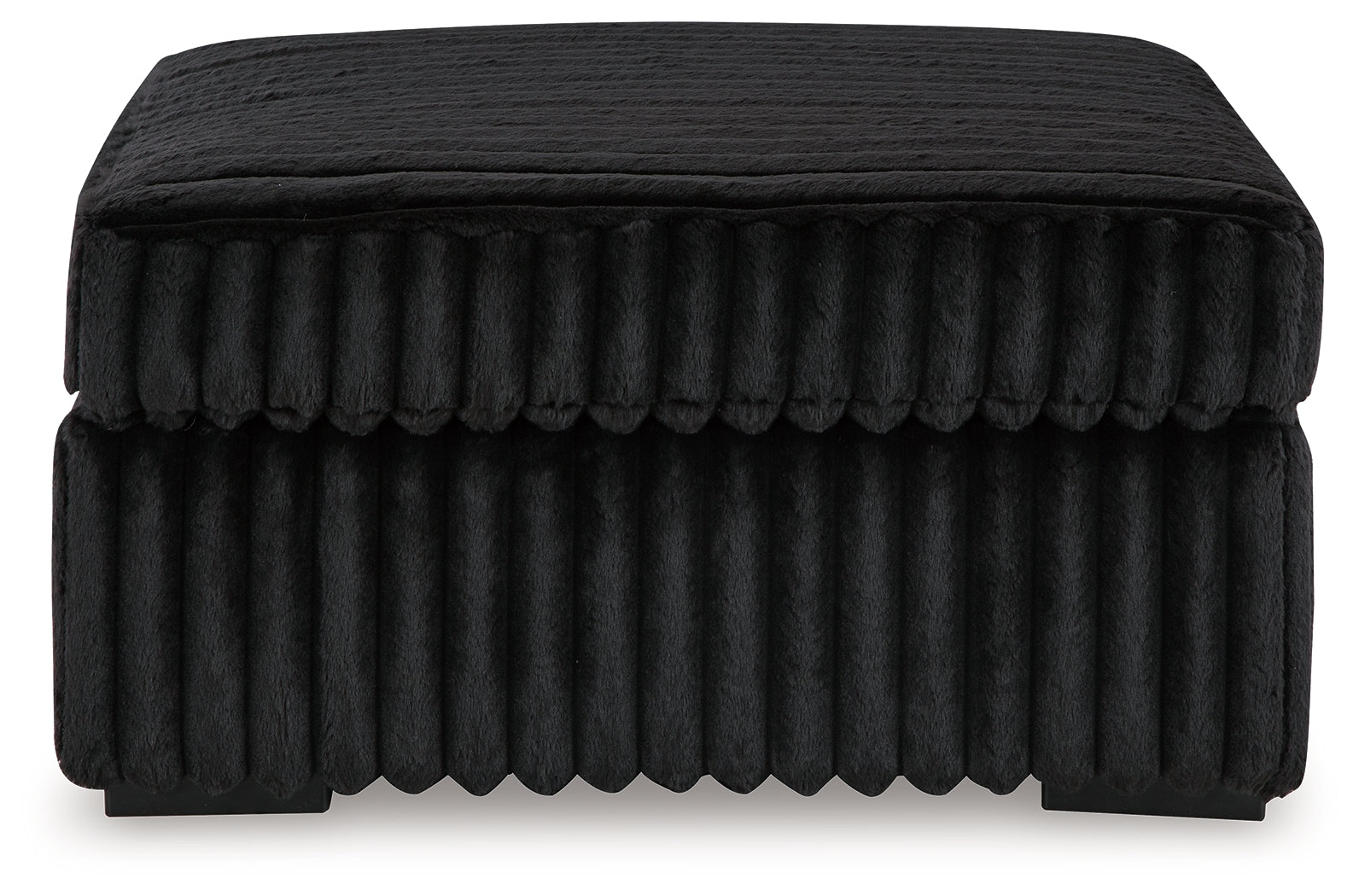 Midnight-Madness Oversized Chaise and Oversized Accent Ottoman