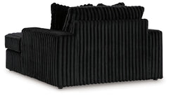 Midnight-Madness 2-Piece Sectional and Oversized Chaise