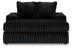 Best Deals Furniture - Ashley Furniture - Midnight-Madness 4-Piece Sectional and Oversized Chaise - 4-Piece Sectional and Oversized Chaise / Onyx - 98103U2