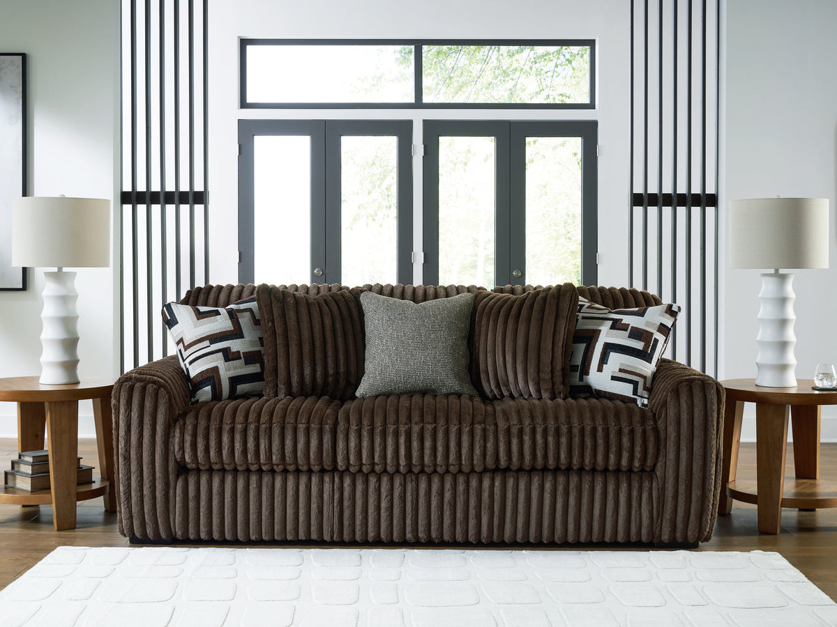 Best Deals Furniture - Ashley Furniture - Midnight-Madness Sofa - Sofa / Onyx - 9810338