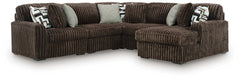 Midnight-Madness 5-Piece Sectional with Chaise
