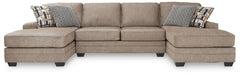 Best Deals Furniture - Ashley Furniture - Cannonbrook 3-Piece Sectional with Chaise - RAF 3-Piece Sectional with Chaise / Nutmeg - 98201S3