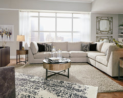 Best Deals Furniture - Ashley Furniture - Kellway 6-Piece Sectional - 6-Piece Sectional / Bisque - 98707S3