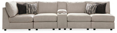 Best Deals Furniture - Ashley Furniture - Kellway 5-Piece Sectional - 5-Piece Sectional / Bisque - 98707S1
