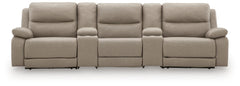 Best Deals Furniture - Ashley Furniture - Narwhal Place 5-Piece Reclining Sectional with Storage Consoles - 5-Piece Reclining Sectional with Storage Consoles - PC99201S39
