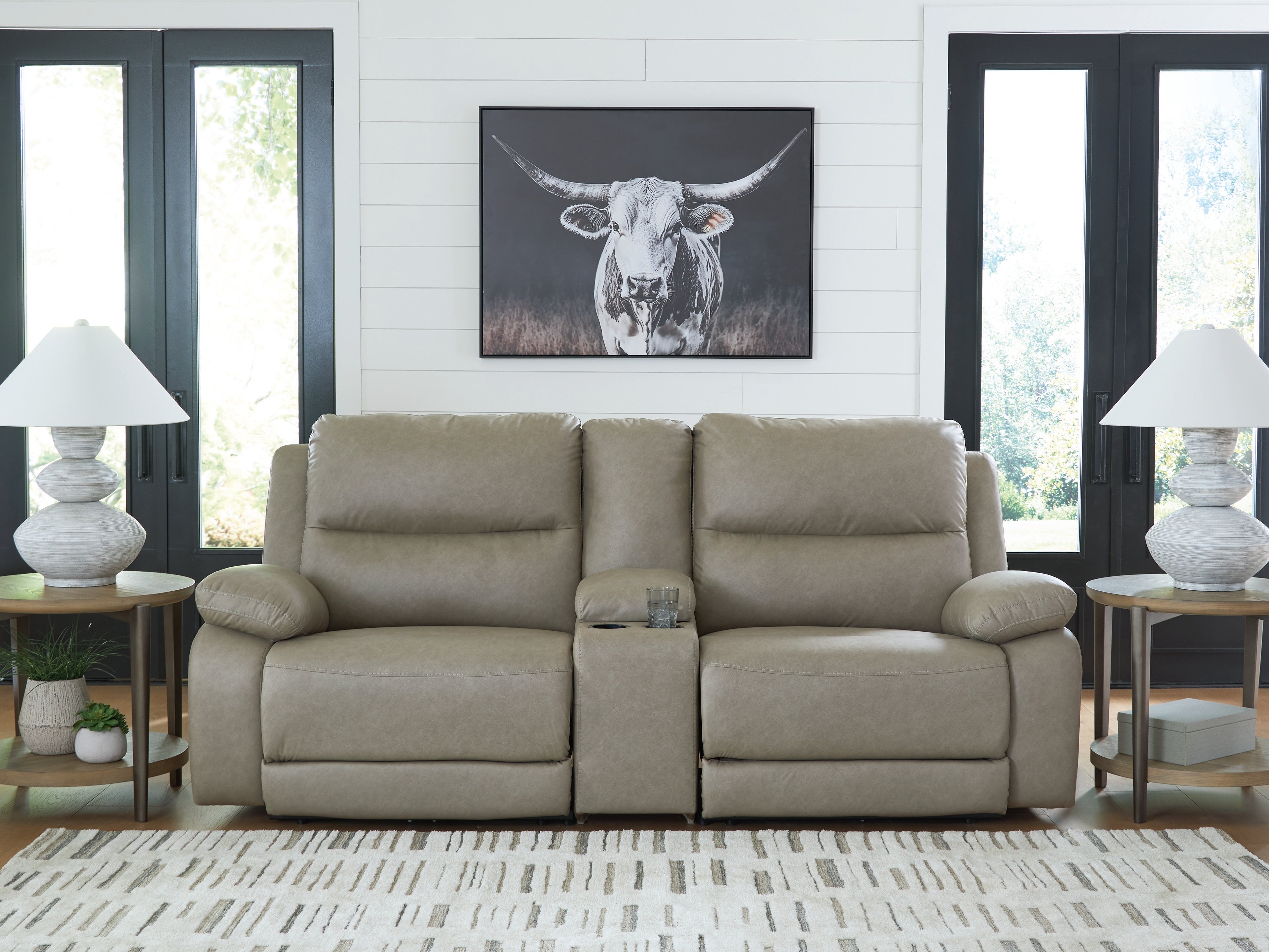 Best Deals Furniture - Ashley Furniture - Narwhal Place Sectional - 3-Piece Power Reclining Sectional / Pebble - PC99201S3