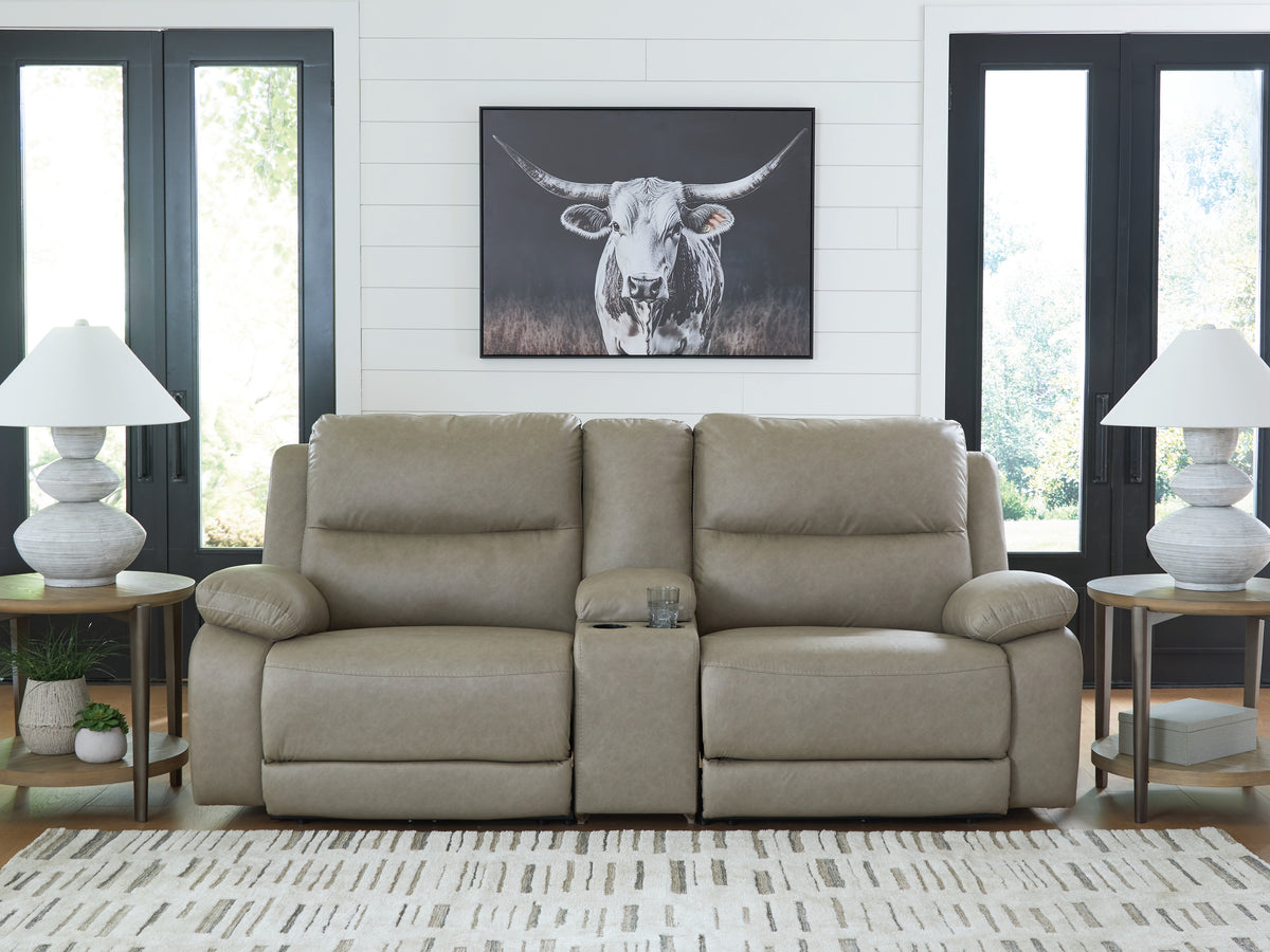 Best Deals Furniture - Ashley Furniture - Narwhal Place 3-Piece Power Reclining Sectional - 3-Piece Power Reclining Sectional / Pebble - PC99201S3