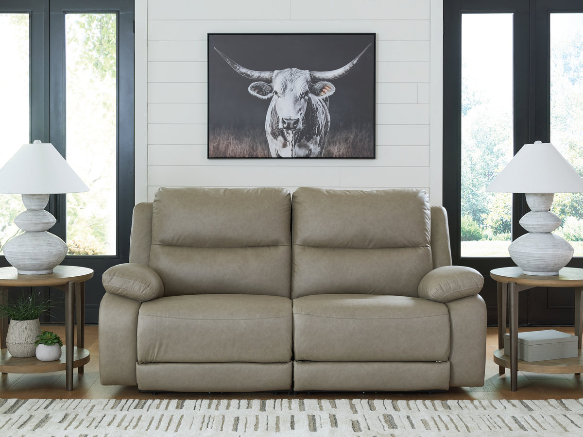Best Deals Furniture - Ashley Furniture - Narwhal Place 2-Piece Reclining Loveseat - 2-Piece Reclining Loveseat / Pebble - PC99201S21