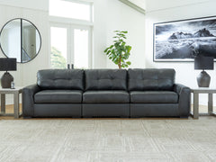 Best Deals Furniture - Ashley Furniture - Brindley Pier 3-Piece Sectional Sofa - RAF 3-Piece Sectional Sofa / Fog - 99503S2