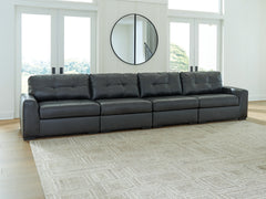 Best Deals Furniture - Ashley Furniture - Brindley Pier 4-Piece Sectional - RAF 4-Piece Sectional / Fog - 99503S4
