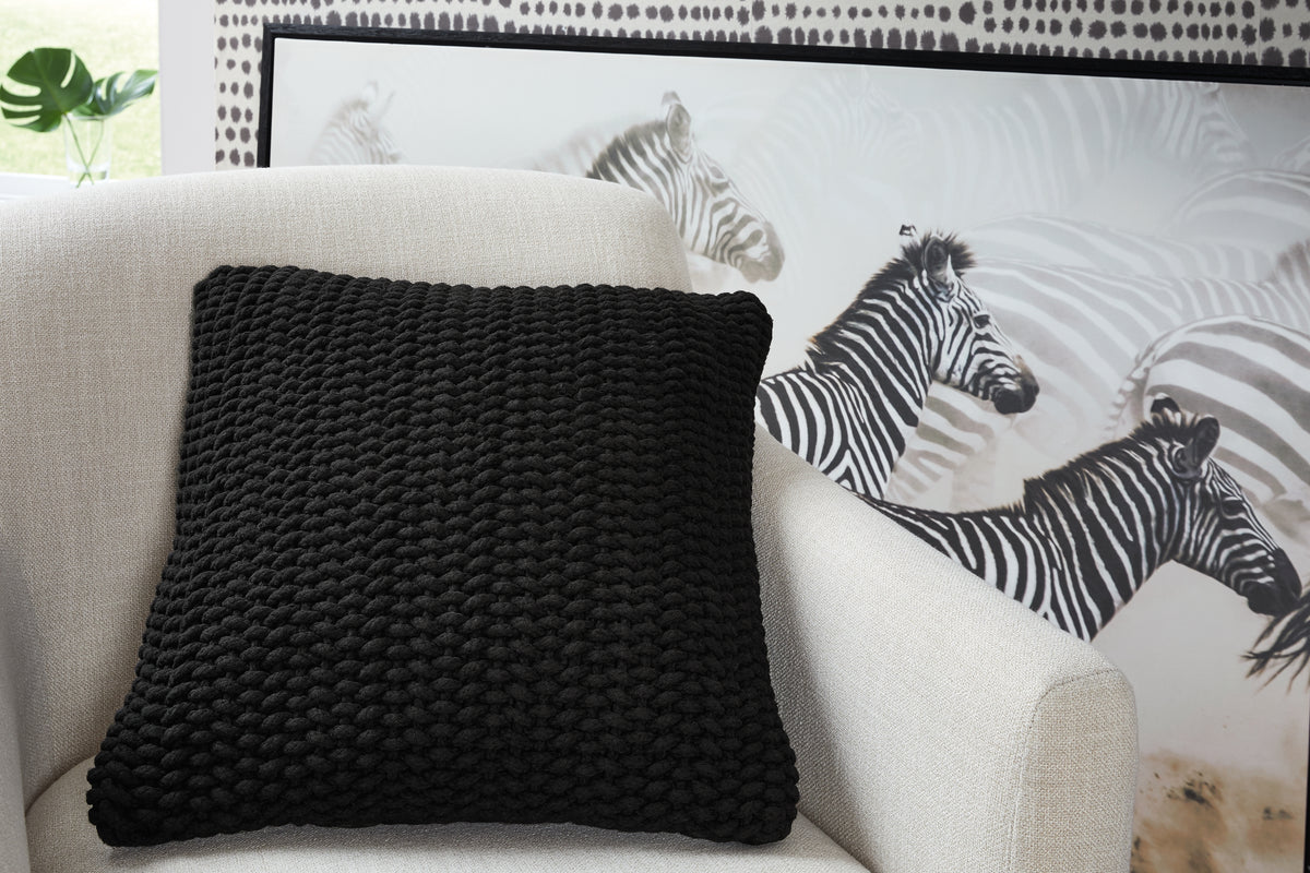Best Deals Furniture - Ashley Furniture - Renemore Pillow - Pillow / Black - A1000475P