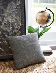 Best Deals Furniture - Ashley Furniture - Edelmont Pillow (Set of 4) - Pillow (4/CS) / Black/Linen - A1000962