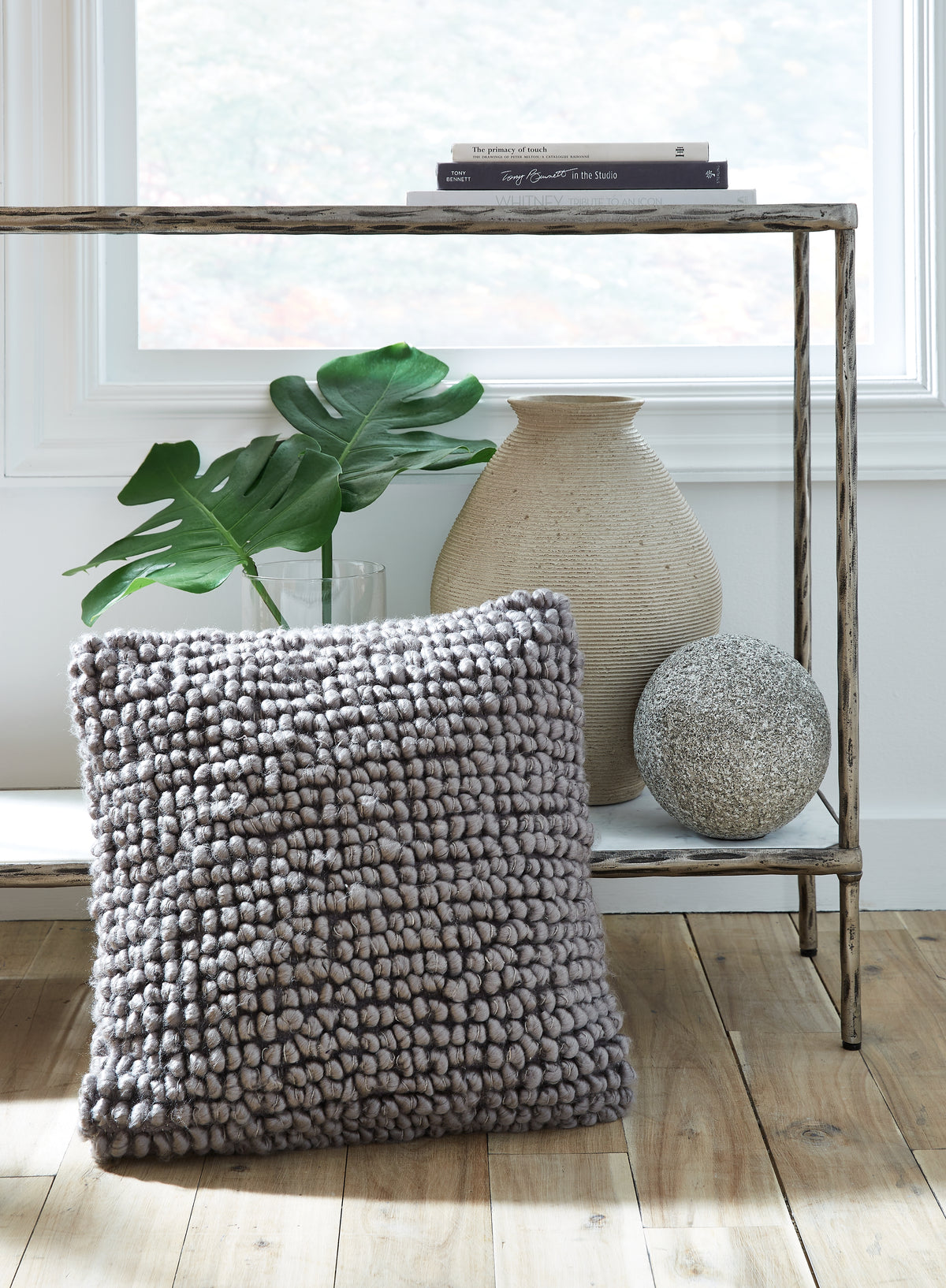 Best Deals Furniture - Ashley Furniture - Aavie Pillow (Set of 4) - Pillow (4/CS) / Gray - A1000977