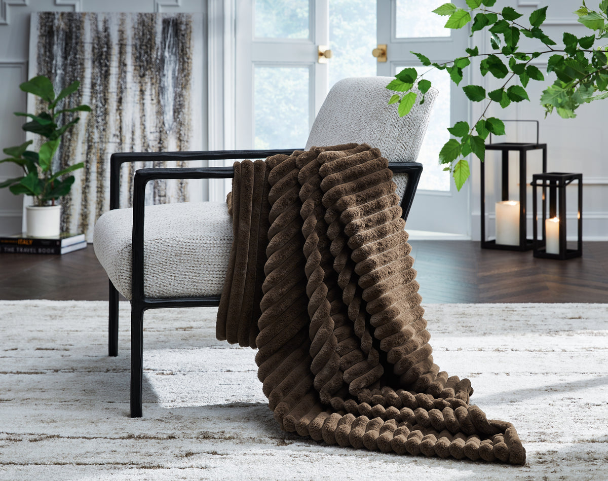 Best Deals Furniture - Ashley Furniture - Alsonwell Throw (Set of 3) - Throw (3/CS) / Brown - A1001082
