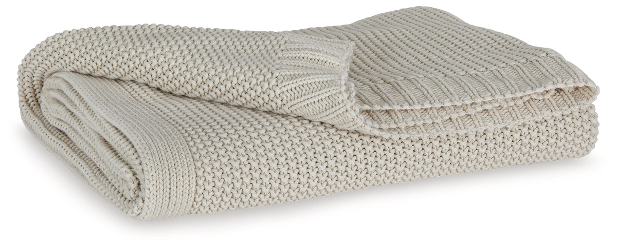 Best Deals Furniture - Ashley Furniture - Gayelery Throw (Set of 3) - Throw (3/CS) / Sand - A1001084