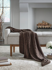 Best Deals Furniture - Ashley Furniture - Anawood Throw (Set of 3) - Throw (3/CS) / Brown - A1001098