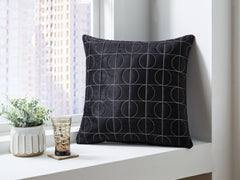 Best Deals Furniture - Ashley Furniture - Kydner Pillow (Set of 4) - Pillow (4/CS) / Black/Silver - A1001108