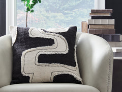 Best Deals Furniture - Ashley Furniture - Veerbank Pillow (Set of 4) - Pillow (4/CS) / Black/Beige - A1001114